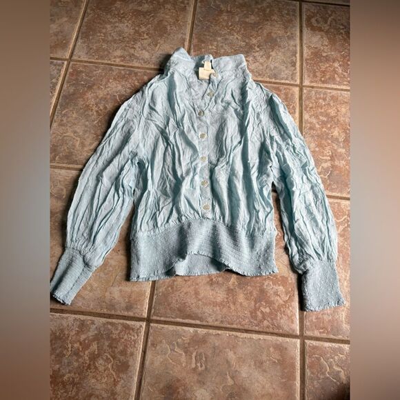 Maeve Light Blue Blouse - Picture 3 of 6